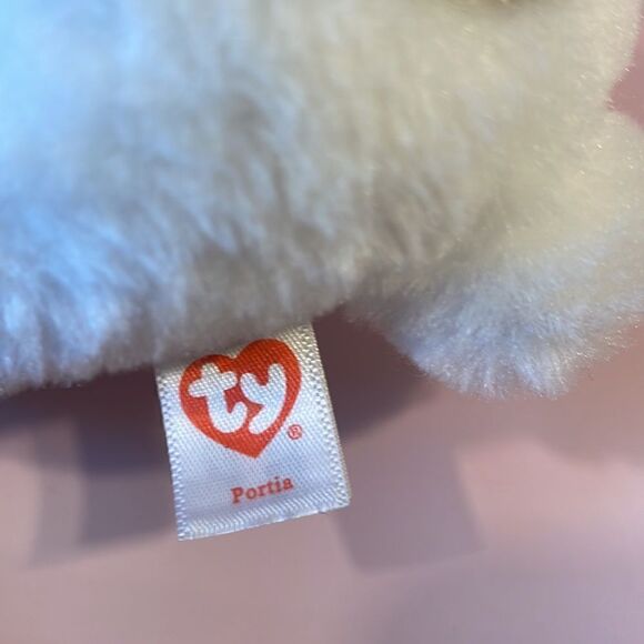 Ty Beanie Boos 2019 Portia the Brown and White Terrier Excellent Used Condition - Picture 6 of 7